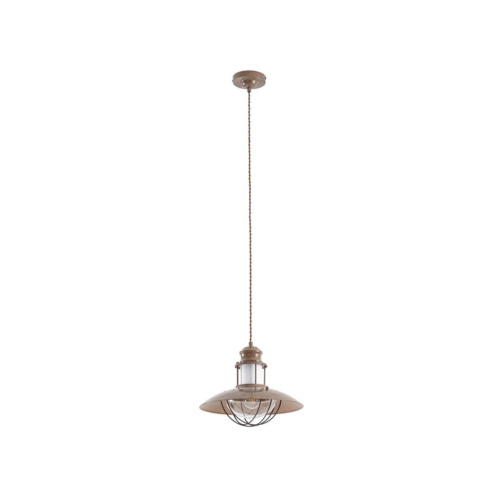 Lindby Brown, Clear, Satin Finish Ceiling Light Louisanne Dimmable (Maritime) In Brown Made Of Metal For E.g. Hallway (1 Light Source, E27) From Pendant Lighting Lamp Hanging Ceiling