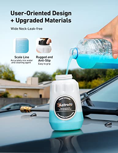 Astroai KFCWR Foam Cannon, Heavy Duty Car Foam Blaster Wide Neck Adjustable Snow Foam Lance And Thick Foam thumb #14