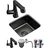 Design élégant et adaptable : fabriqué en acier inoxydable, cet évier complète une variété de styles de décoration, ce qui le rend adapté pour les cuisines, les comptoirs de bar, les balcons, et plus encore.