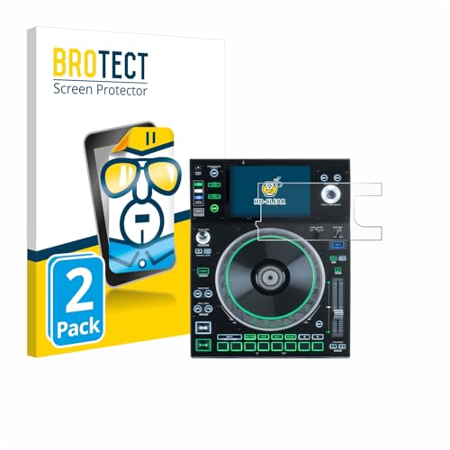 BROTECT Protector Pantalla para Denon DJ SC5000 Protector Transparente (2 Unidades) Anti-Huellas