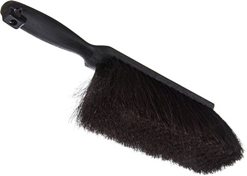 Image of SPARTA Flo-Pac Counter Brush with Bristles Scrub Brush, Cleaning Brush with Long Lasting for Cleaning, 9 Inches, Black, (Pack of 12)