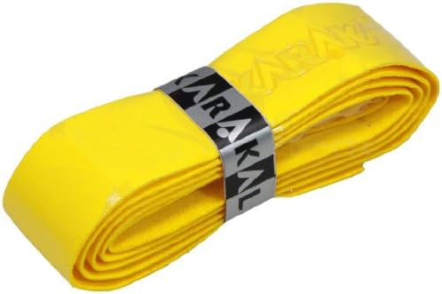 Karakal PU Supergrip Replacement Racquet Grip - tennis/badminton / squash 2 x Grip(Yellow)