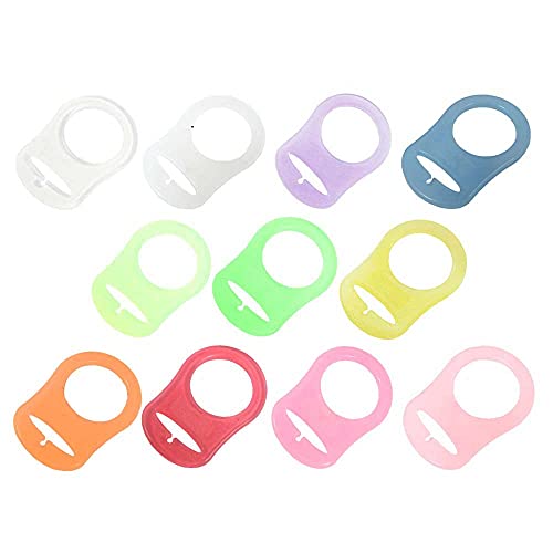 5 MAM Ring Button Style Pacifier Adapter (Mixed Colors) - by i Craft for Less