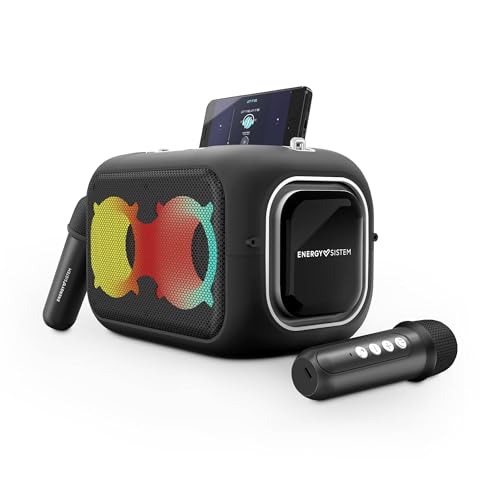 Enceinte portable Bluetooth 5.4 lecteur MP3 et lumières LED intégrées - 3