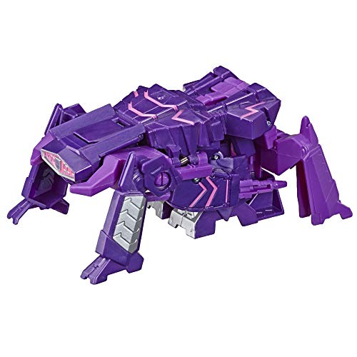 Transformers Toys Cyberverse Action Attackers: 1-Step Changer Shockwave Action Figure -Repeatable Shock Blast Action Attack - For Kids Ages 6 & Up, 4.25" #TOP2