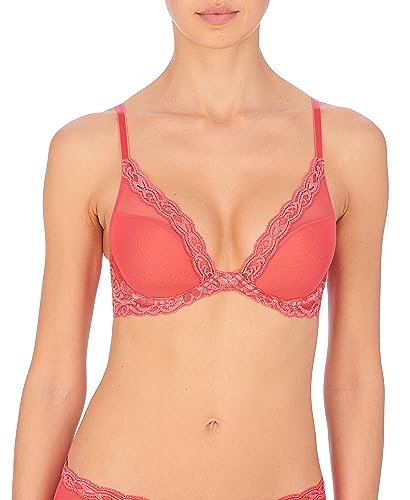 Image of Natori Women Feathers Lace Plunge T-Shirt Bra