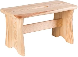 axentia 115924 podnóżek z drewna FSC 100%, podnóżek w kolorze jasnobrązowym, ok. 40 x 22 x 20 cm