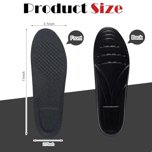 Image of Geyoga 0.4 Inch 4 Pcs Left or Right Full Length Insoles Balancer Leg Length Discrepancy Insoles and Additional Cushion Pad Heel Lift for Leg Lengths Discrepancy (Right)
