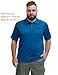 Corna Men's Golf Polo Shirts Short Sleeve Big & Tall Quick Dry Fit Tennis Running Athletic Gym Workout Moisture Wicking(Blue,5XL)
