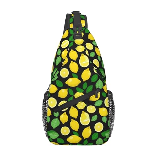 Mochila tipo bandolera urbana negra para senderismo miniatura 1