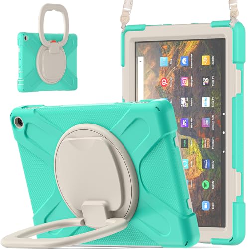 Housse Amazon Fire HD 10 antichoc JZ avec bandoulière