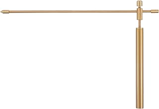 ibasenice Pipe Tool Copper Dowsing Rods- Brass Divining Rod with Premium Handles, Witching rods Rods for, Divining Water Treasure Paranormal divining rods Activity Water dowsing rods Metal Detectors