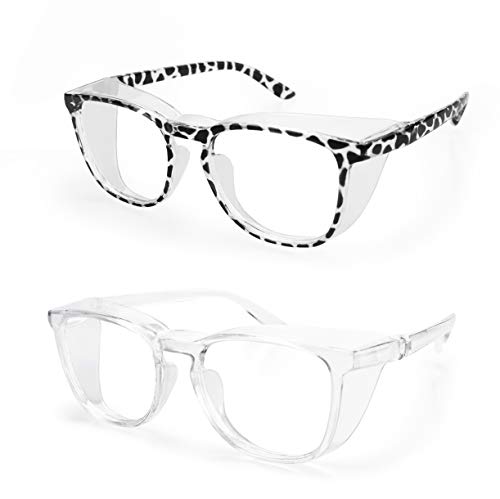 LeonDesigns Safety Glasses Anti-Fog Blue Light Goggles Eye Protection Women