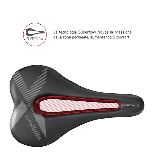 SELLE ITALIA Sella X-BOW Superflow in alluminio nero, S3 - 7