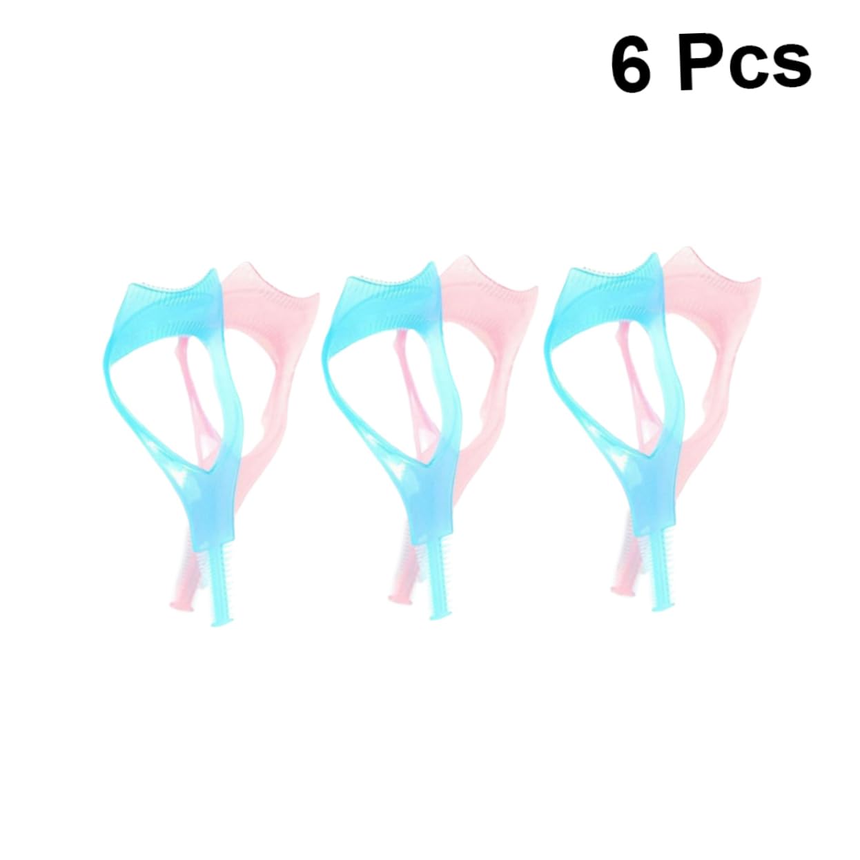 FOMIYES 6pcs Eye Lash Extension Grafting Plastic Eyelash Aid Tools Easy to Clean