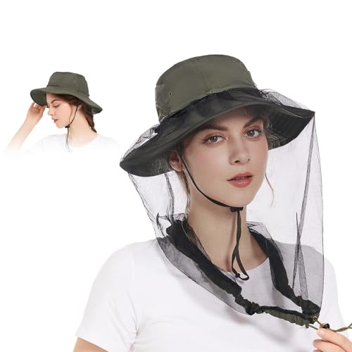 Moskitonetz Kopfschutz Hut - Damen Und Herren Moskito Hut, 100{9e3a3d234b03deb6cbce49094563f44b7c914dcda5f4d135a88ee14bef08d923} Nylon + Polyester Netzgewebe, LSF 50+ Sonnenschutz Moskitonetz Kopfschutz Hut - Damen Und Herren Moskito Hut, 100{9e3a3d234b03deb6cbce49094563f44b7c914dcda5f4d135a88ee14bef08d923} Nylon + Polyester Netzgewebe, LSF 50+ Sonnenschutz