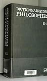  Dictionnaire des philosophes (k-z)