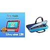 Amazon Fire 7 Kids tablet, 7″ display 32GB (Red) + Kids Zipper Sleeve (Blue)