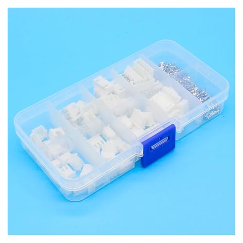 Kit XH de 40 juegos con conector de 2,54 mm y terminales de ángulo recto de 2 a 5 pines 5