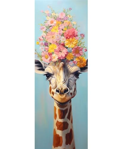 Cristal painting 5D DIY girafe : l'activité anti-stress idéale en format 40x110cm