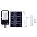 Szyoumy Solar Street Lights Outdoor Dusk to Dawn with Pole 300 LED Area of 100 Square Meters 6000 mA Motion Sensor Solar Panel Light for Gardens Sports Courts stadiums Streets Waterproof 200W