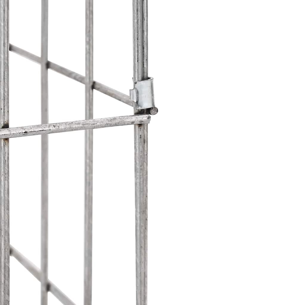 Gaviones grifo plata 26 x 25 x 50 cm acero inoxidable resistente a la intemperie exterior distribuidor de agua para riego de jardín, apto para conexión de manguera y boquilla