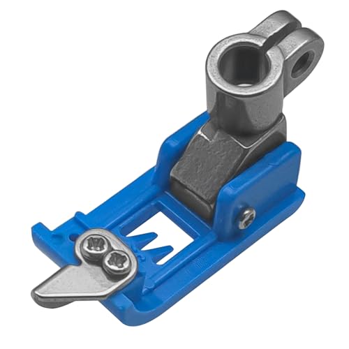 5.6mm Pie prensatela coverstitch flatlock azul miniatura 2