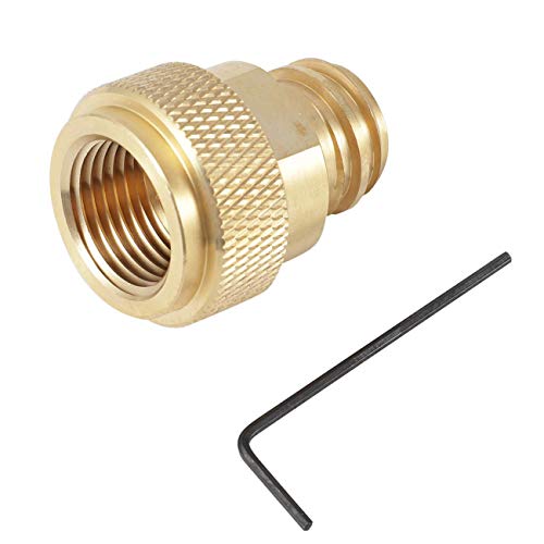 POWLAB C02 Conversion Adapter CO2 Refill Conversion Adapter CO2 Tank Paintball Canister Refill Adapter for Soda Machine & Paintball Tank Canister