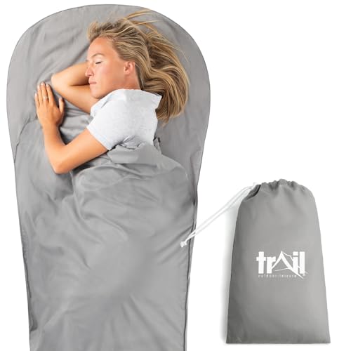 Trail Mummy Sleeping Bag Liner with Pillow Slot
