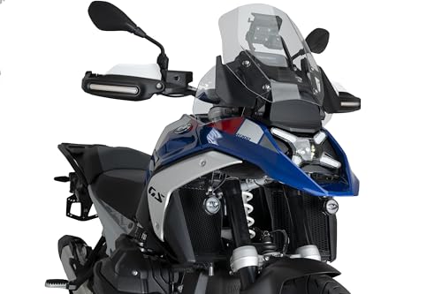 Puig 22153N Faros Auxiliares Beam 2.0 con LED de bajo consumo, carcasa de aluminio resistente, homologados y adaptables a tubo de 25 mm, diseño compacto y regulable, Negro