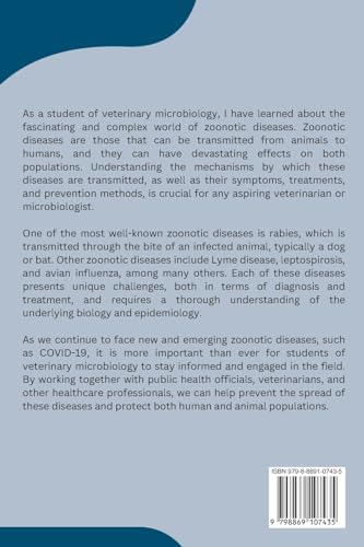 The World of Zoonotic Diseases A Students perspective of Veterinary Micro biology
