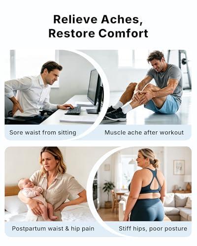 Image of MERACH Full Body Stretch Machine Back Stretcher, 350LBS Weight Capacity | Posture Correction, Flexibility Training, Extra Wide Seat, Padded Cushion, Exercise Guide Chart, Stable Steel Frame, Home Gym