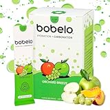 Bobelo Self Carbonating Hydration Packets, Orchard Breeze, 30 Pack, Sparkling Water & Soda Alternative, Sugar Free Electrolytes Powder Packets, Water Enhancer Drink Mix, Low Calorie, Keto Friendly