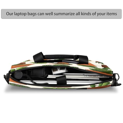 Bolso para Laptop Flores Cactus 15.6 Pulgadas miniatura 4