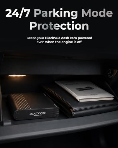 Image of Blackvue Dash Cam Battery Pack B-130A, Fast Charging 12V /24V Battery for Dashcam Parking Mode, USB Power, Smart App & Cloud Monitoring