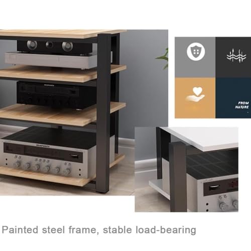 Meuble de rangement ouvert pour composants stéréo de salon