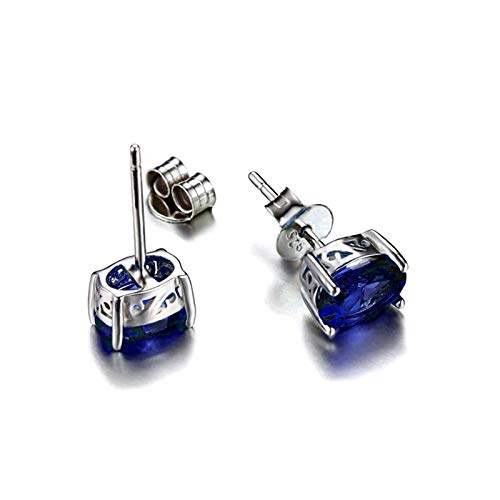 Boucles d'oreilles péridot créé et argent 925 sterling avec oxydes de zirconium brillants