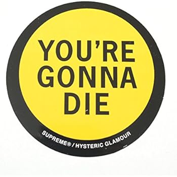 supreme hysteric glamour sticker