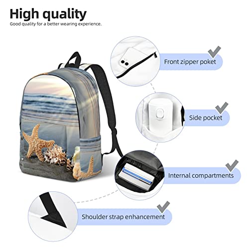 Sac à dos ordinateur portable plumes blanches contre le mal de dos - 5