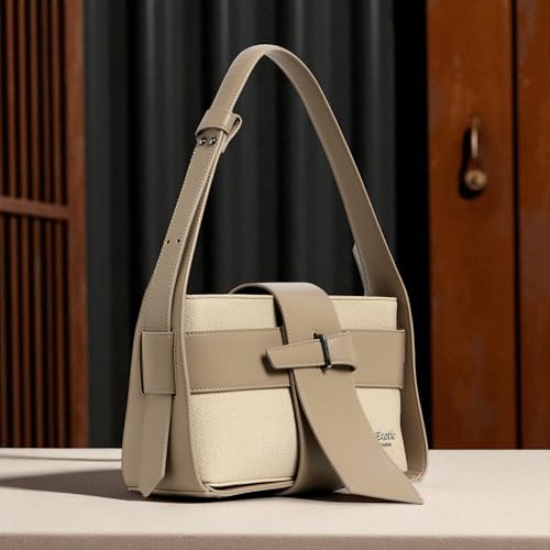 Image of EXOTIC Premium Weave & Leather Textured Buckle Sling Bag I Shoulder Bag Handbag for Work | Ladies purse | Stylish Shoulder Bag | Gift For Ladies