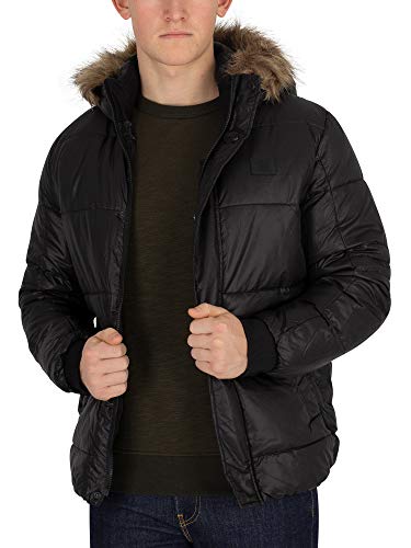 Price comparison product image Jack & Jones Men's Ernst Puffer Jacket,  Black