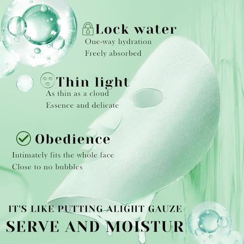 12 pack Hydrating Face Masks, Daily Care Face Sheet Mask, Beauty Care Masks, Hydrating & Nourishing, Soothing & Hydration for Dehydrated, Dull and Tired Skin - Image 4
