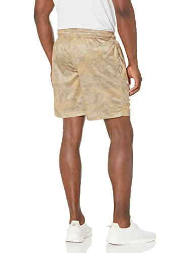 Umbro Men's Camo Jersey Short, Tan/Pumpkin Spice, Small #TOP1