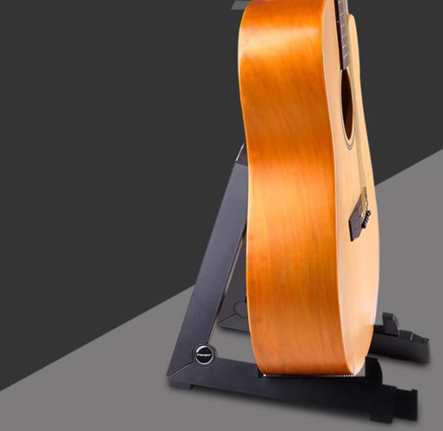 Luminexia Stojak na gitarę akcesoria składany pionowy stojak na gitarę składany stojak na gitarę stojak na skrzypce instrument muzyczny stojak do wszystkich gitar klasyczny