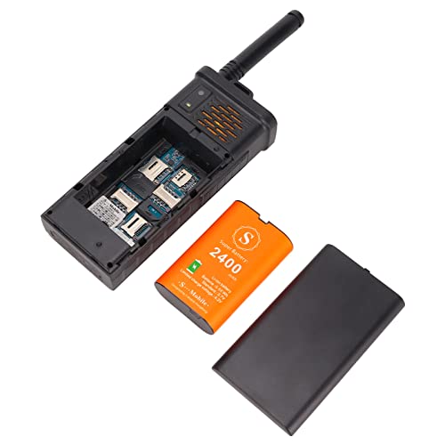Olåst Smartphone 2400mAh 2G Retro 4 SIM - Grön Telefon för Vardag