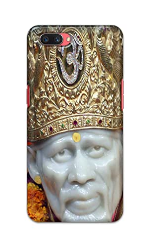 Image of PRINTFIDAA Sai Baba Lord Shiridi Great God Hinduism Hindu Religious Printed Designer Hard Case for Oppo A3S / Oppo A5 (2018), Oppo CPH1803, A1603, RMX1811 Back Cover -(e) RPM1005
