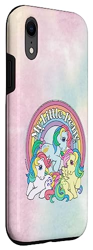 Coque iPhone XR My Little Pony Retro Rainbow contre les chocs - 3