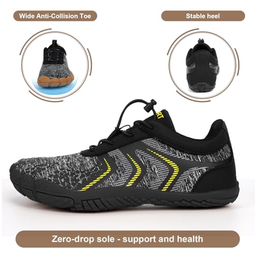 Hike Barefoot Water Shoes Womens Mens Footwear, Pro Hiking Boot Quick Dry Barefoot Beach Walking Women Men Travel Swim Shoes, Wide Toe Box Non-Slip Breathable Zero Drop Shoes3