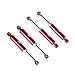 Levigo Metal RC Front Rear Shocks Absorber Compatible With Axial 1/24 AX24 XC-1, RC Upgrade Parts High Precision Shock Damper