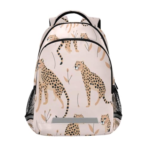 Sac à dos motif léopard pour enfants : idéal pour l'école et les sorties de week-end